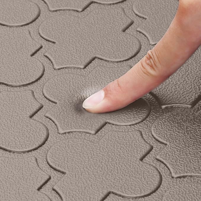 WISELIFE Kitchen Mat Cushioned Anti Fatigue Floor Mat, Thick Non Slip Water - Image 6