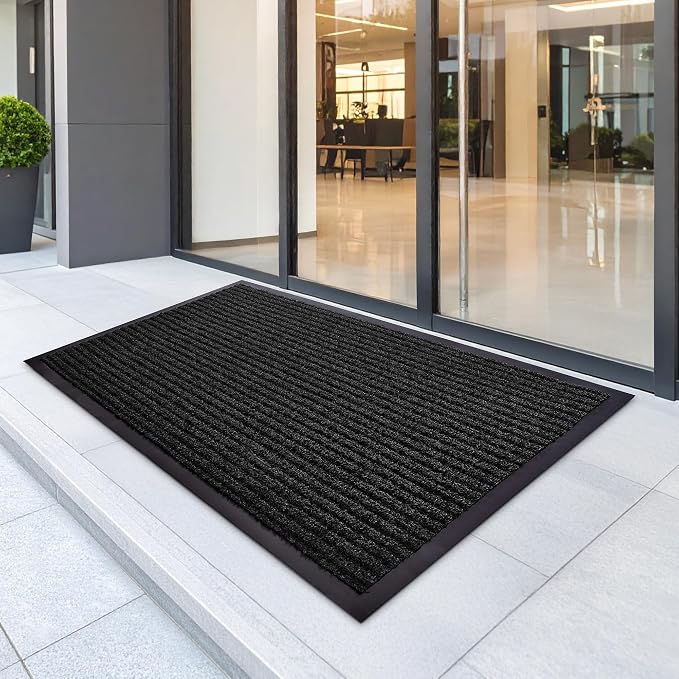 Commercial Door Mat 4'x6' Charcoal, Heavy Duty Industrial Floor Mat - Image 8