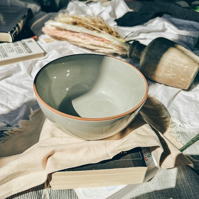 Mora Ceramic Bowls For Kitchen, 28oz - Image 5