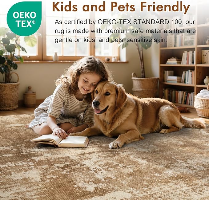 9x12 Ft Extra Large Washable Area Rugs - Image 5