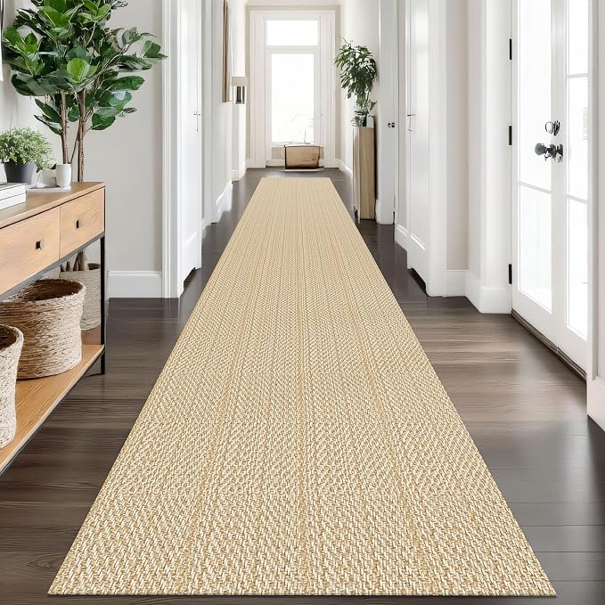 IOHOUZE Washable Exrea Long Hallway Runner Rug 3x18 Non Slip Rubber Backed by iOhouze