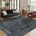 Rugxara 4x6 Rug for Living Room Bedroom, Vintage Retro Boho Area Rugs, Non Slip by Rugxara