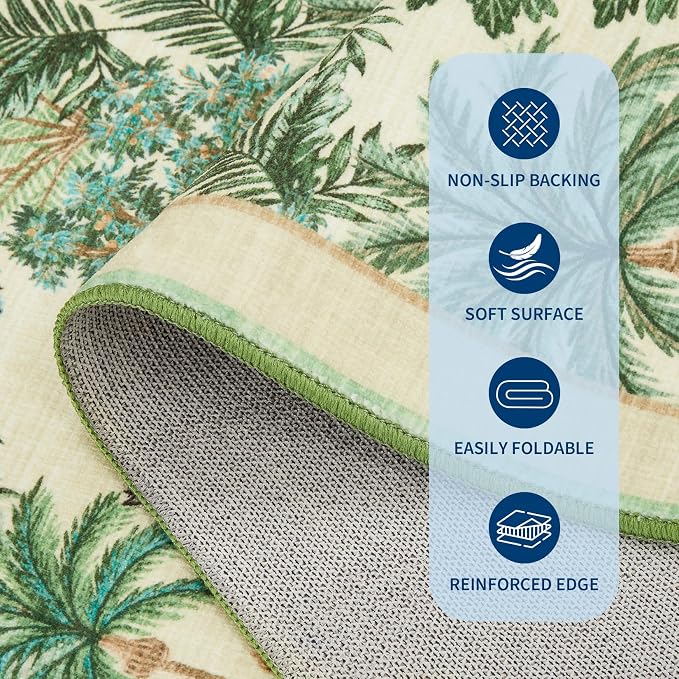 GarveeHome Jungle Rug 2.5x8 Kitchen Runner Rug Non Slip Washable Runners - Image 7