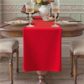 Red Table Runner, Waterproof Washable Runners 60 Inches Long | Reusable 12x60 by KAIPHO