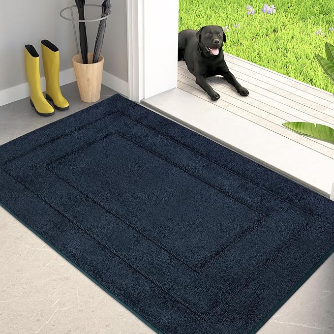 PURRUGS Dirt Trapping Door Mat 32" x 47", Non-Slip/Skid Machine Washable by PURRUGS