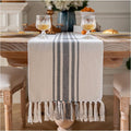 Boho Table Runner for Modern Farmhouse Decor, Dining Table décor 13 x 60 Inch by Caflife