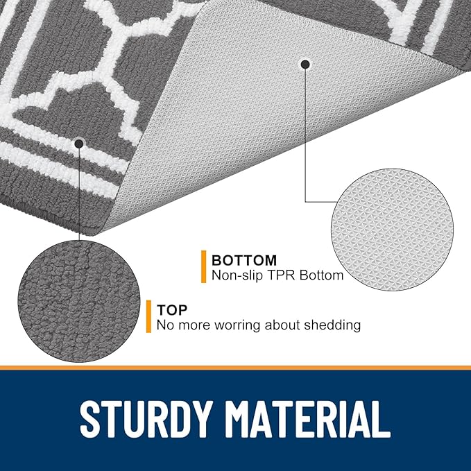 Buganda Indoor Door Mat, Dirt-Resistant and Absorbent Doormat, Low Profile - Image 4
