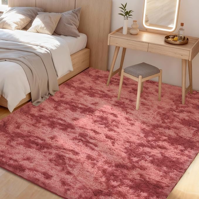 Litanika 5x8 Fluffy Shag Faux Fur Area Rug - Image 2