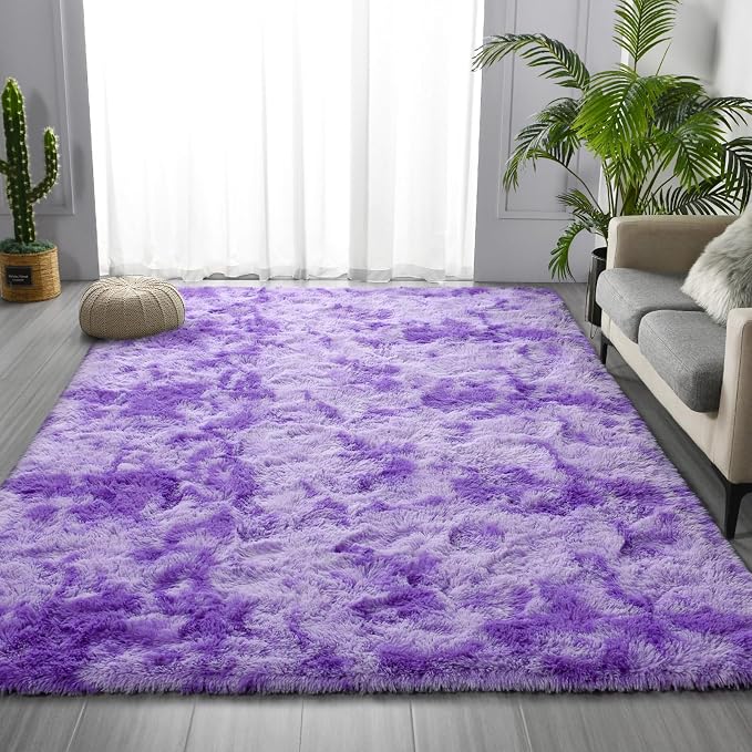 Deerhoo Soft Modern Shaggy Fluffy Carpets - Image 2