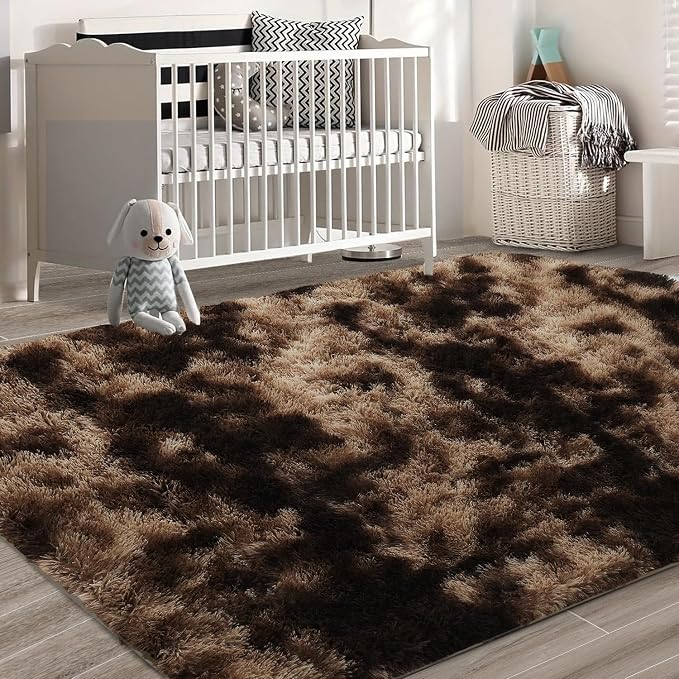 Shag Area Rugs for Bedroom Living Room, 4X6 Ultra Soft Fluffy Area Rugs for Dorm - Image 7