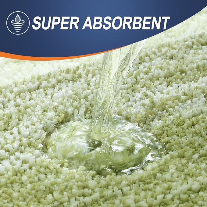 OLANLY Bathroom Rugs Mat 34x21, Extra Soft Absorbent Microfiber Bath Rugs - Image 4