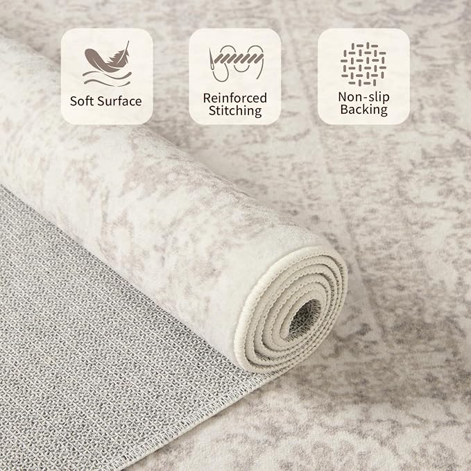 Rugxara 10x14 Washable Area Rug - Image 4