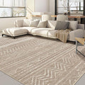Nakagishi 7x9 Area Rugs Living Room: Washable Boho Large Neutral Soft Farmhouse by NakagishiAreaRug