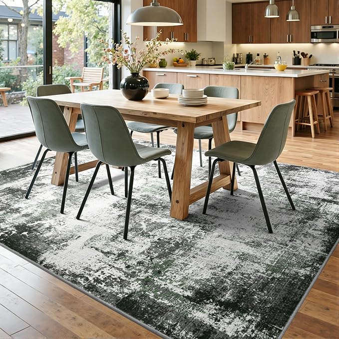 5x7 Ft Area Rugs for Living Room, Soft Non-Slip Washable Rugs Modern Abstract - Image 9