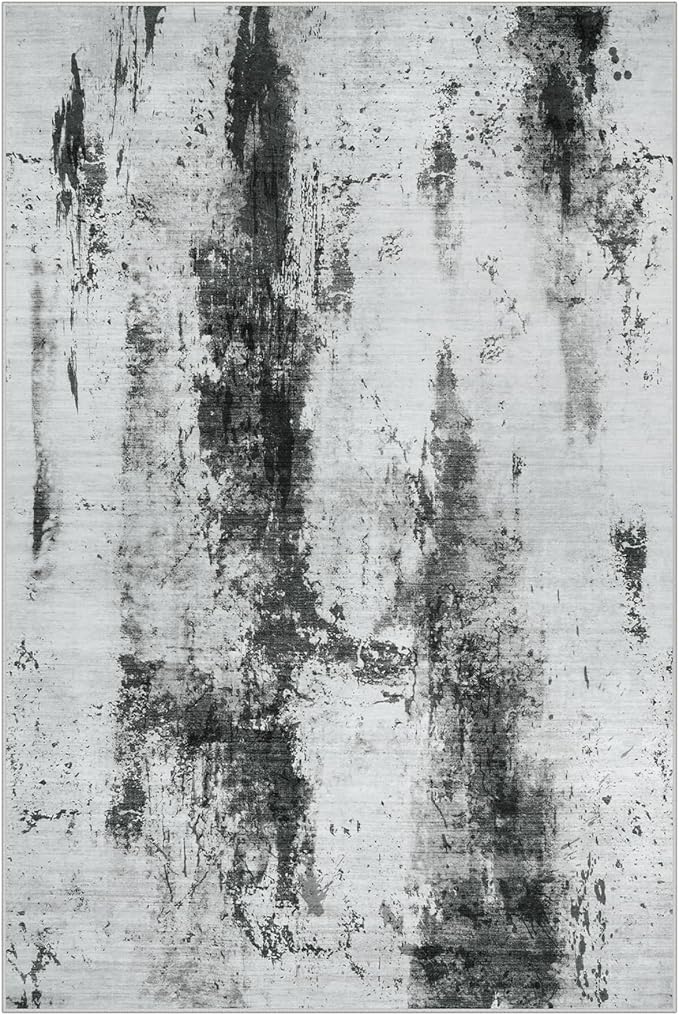 2'6''x8' Runner Rugs Washable Rug: Modern Abstract Living Room Rug Soft - Image 2