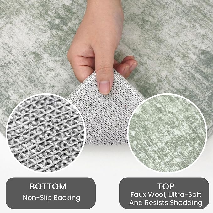 IOHOUZE Abstract Area Rug 3x4 Ft Washable Rugs - Image 4