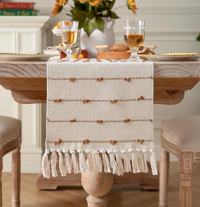 Caflife Boho Table Runner 72 Inchs Long by Caflife