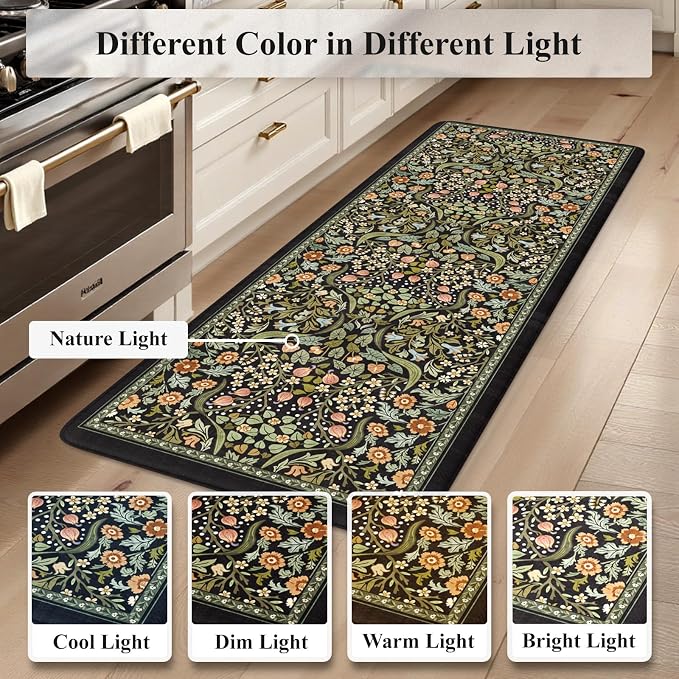 Collive Kitchen Mats Cushioned Anti Fatigue, Non Slip Waterproof Kitchen Floor - Image 9