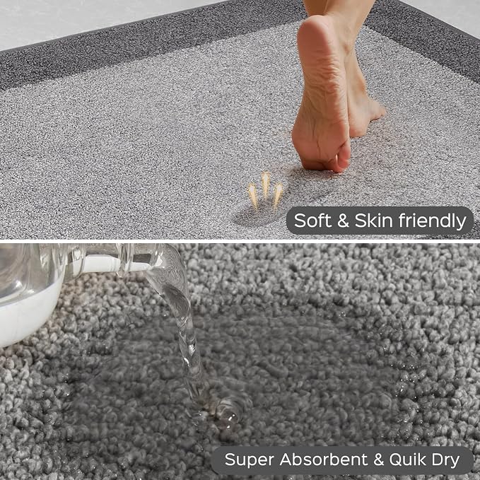 Machine Washable Kitchen Rugs Set of 2, Non Slip Kitchen Mats - Image 2