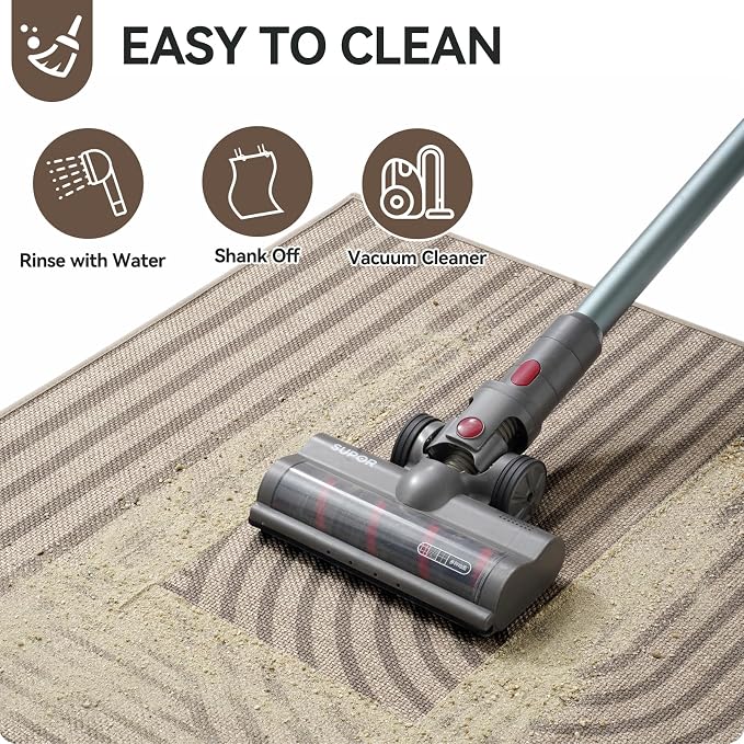 Front Door Mat 36'x59'', Absorbent Dirt Resist Washable Non Slip Low-Profile - Image 5