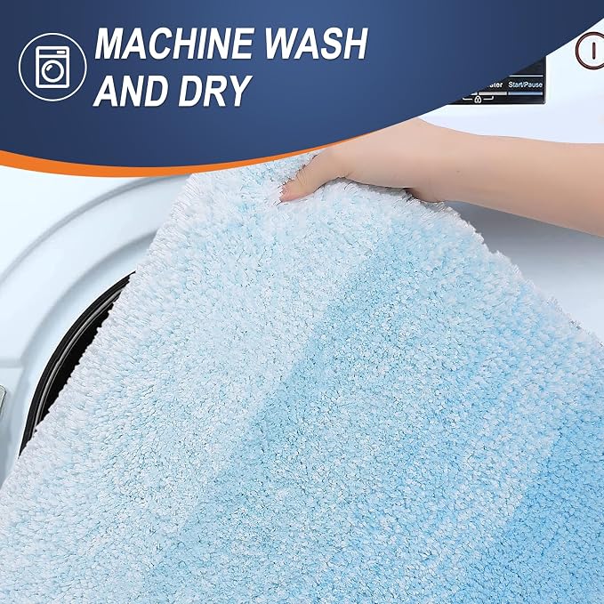 OLANLY Large Bathroom Rugs Mat 40x24, Extra Soft Absorbent Microfiber Bath Rugs - Image 6