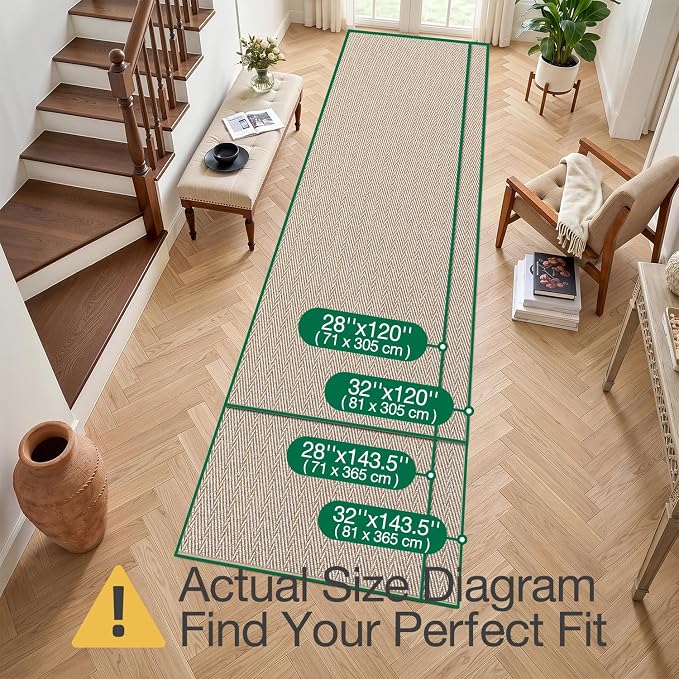 LUMI Ultra Thin Runner Rug for Hallway 2.3'x10', Non-Slip Entryway Rug - Image 2