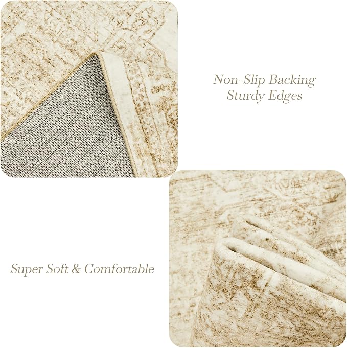 Soalmost Washable Area Rug 8x10, Large Soft Rugs - Image 5