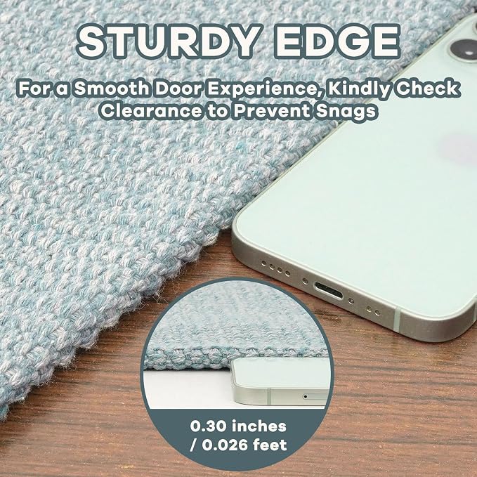 EARTHALL Washable Area Rug 4x6 Ft Non Slip Rugs - Image 2