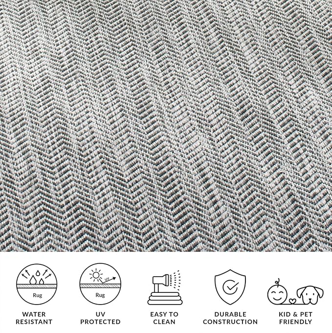 SAFAVIEH Outdoor Square Rug 10' - Image 7