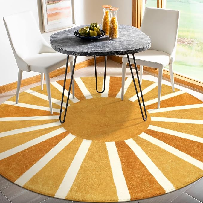Lahome Round Rug 7Ft Round Area Rug - Image 7