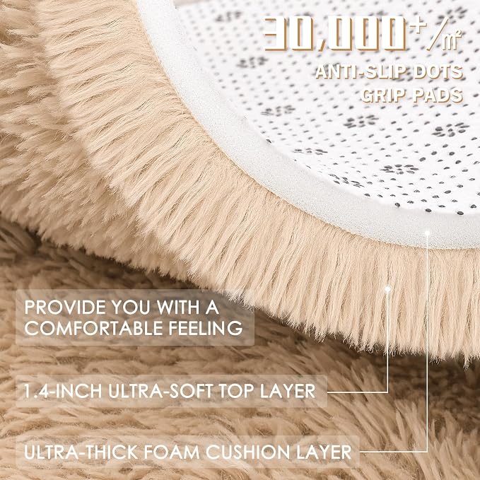 OLANLY 9x9 Machine Washable Large Area Rugs - Image 8