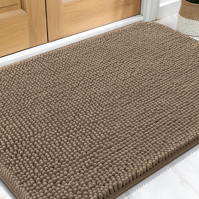 OLANLY Dog Door Mat for Muddy Paws 30x20, Absorbs Moisture and Dirt, Absorbent by OLANLY