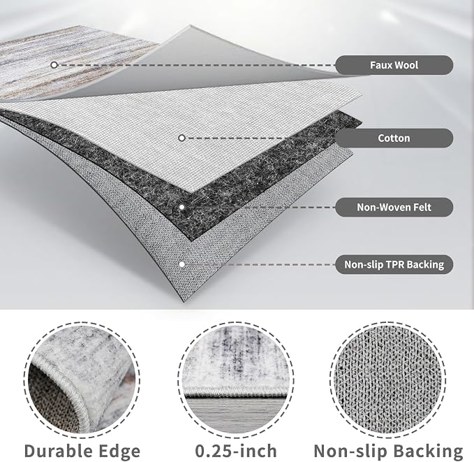 3x12 Washable Hallway Runner Rug: Extra Long Runners - Image 4
