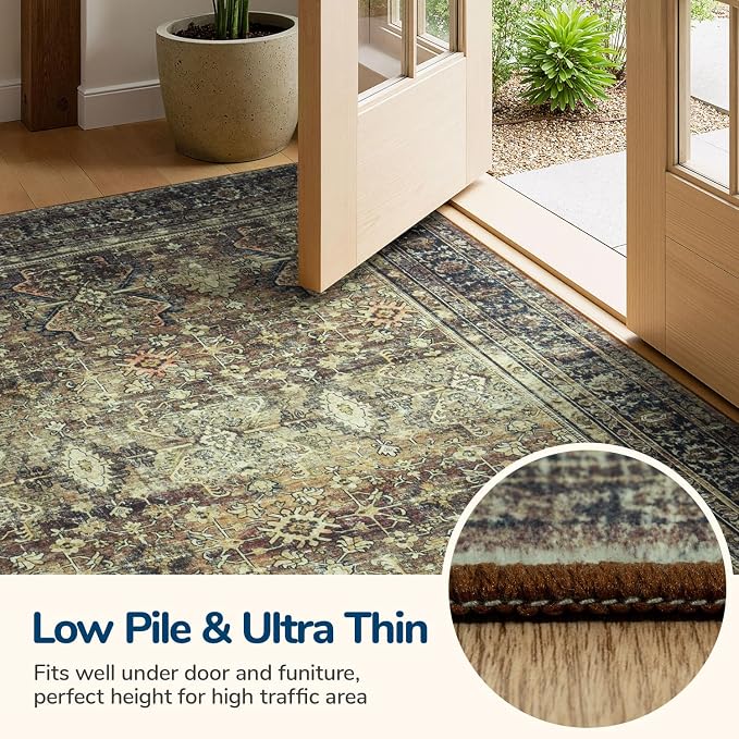 Lessymo 5x7 Washable Area Rug - Image 7