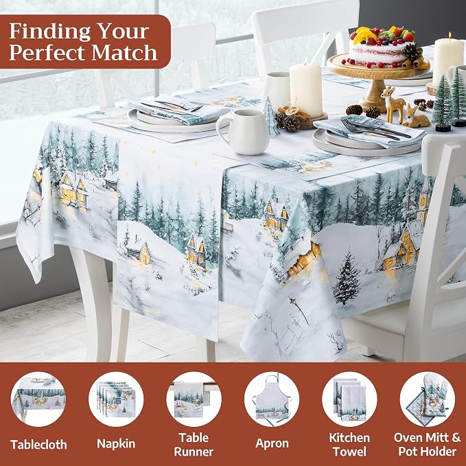 Maison d' Hermine Placemats Set of 4 Reusable 100% Cotton | Cloth Place Mats - Image 4