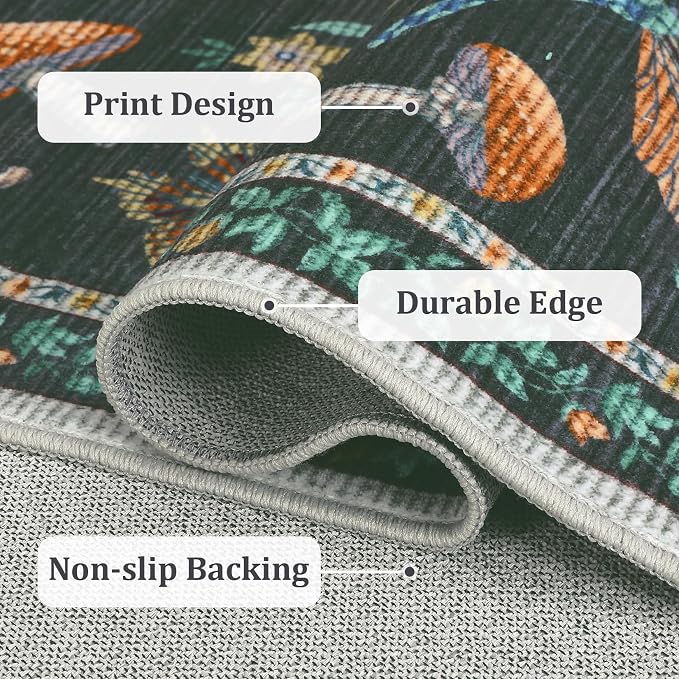2.5x8 Runner Rug for Hallway Washable Kitchen Rugs Non Slip - Image 5