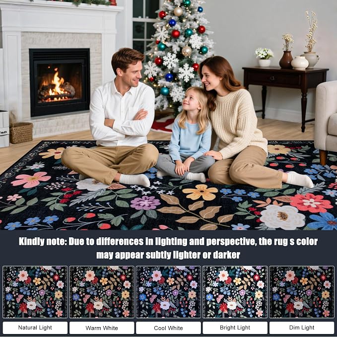 Runner Rug for Entryway: 2.6x10 Kitchen Rugs Non Slip Washable Ultra-Thin Soft - Image 9