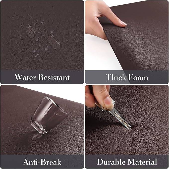 HappyTrends 2 PCS Kitchen Mat Cushioned Anti-Fatigue Floor Mat, Heavy Duty - Image 4