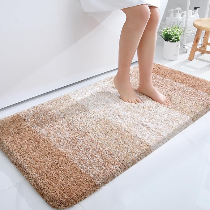 OLANLY Bathroom Runner Rugs Mat 44x24, Extra Soft Absorbent Microfiber Bath Rugs by OLANLY