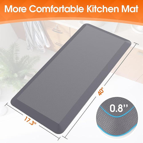 4/5 Inch Thicker Kitchen Mat, Cushioned Thick Floor Comfort Mat, - Image 2