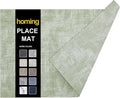 Faux Leather Heat Resistant Placemats 6 Packs, Waterproof Wipeable Dining PU by homing