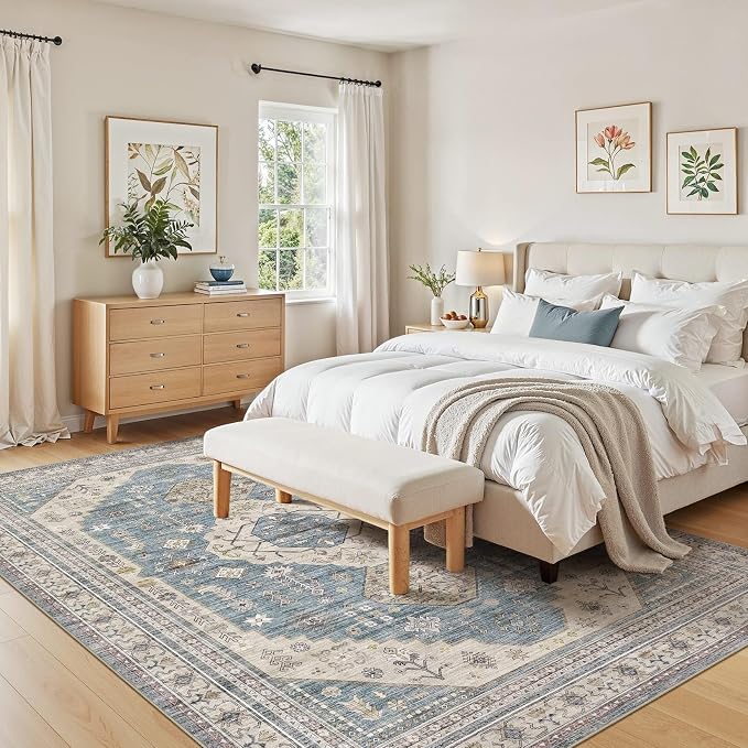 5x7 Washable Area Rug, Large Rugs - Image 5
