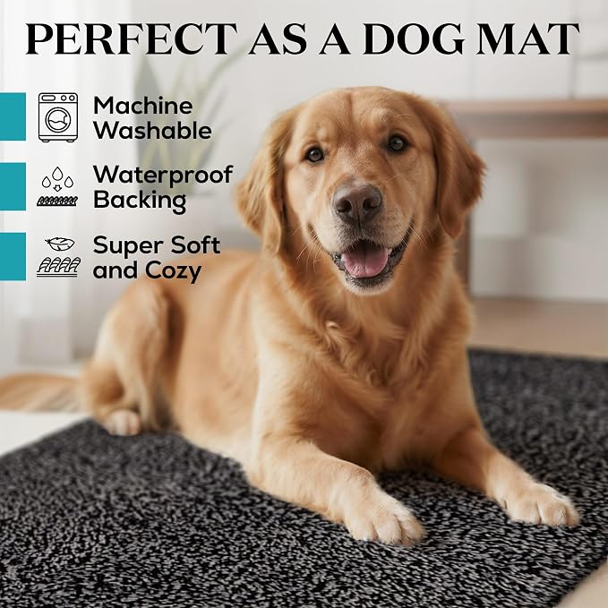 Premium Microfiber Indoor Door Mat – 24"x36" Washable Entry Mat, Waterproof - Image 2