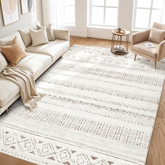 cotiled 5x7 Area Rugs Living Room Rug: Washable Boho Rugs - Image 7