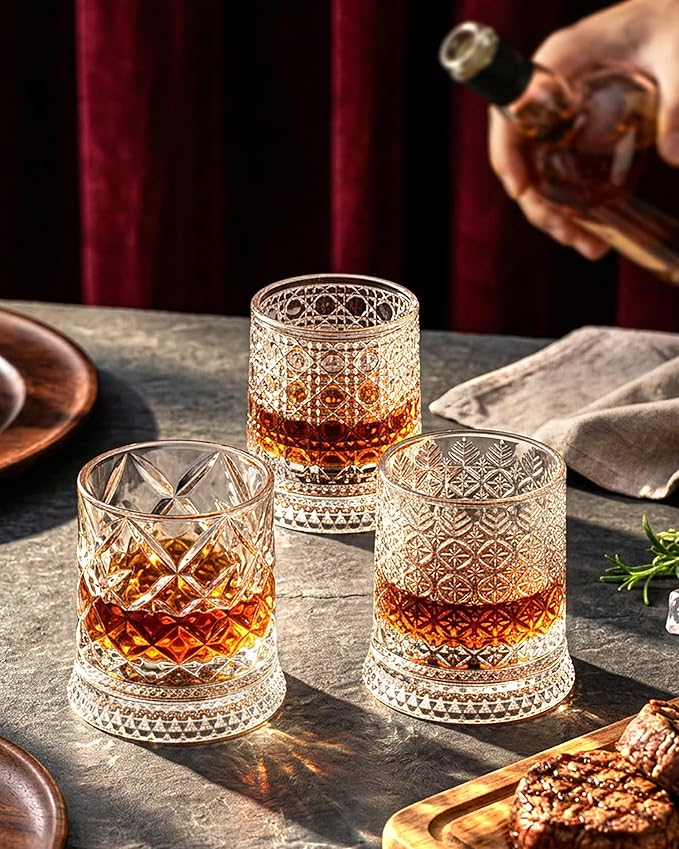CEEFU 360° Spinning Whiskey Glasses Set - Image 6