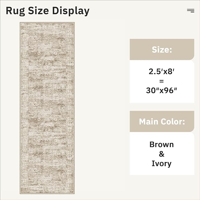 Soalmost Washable Runner Rug - Image 5