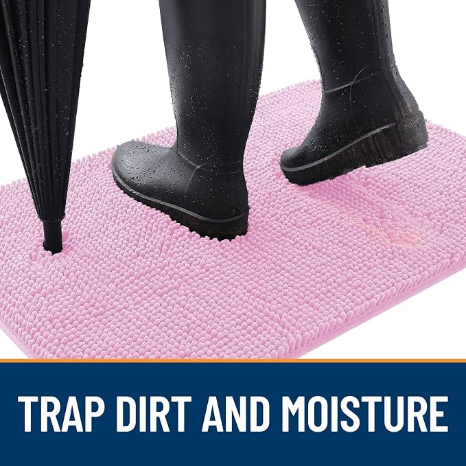 OLANLY Dog Door Mat for Muddy Paws 47x32, Absorbs Moisture and Dirt, Absorbent - Image 2