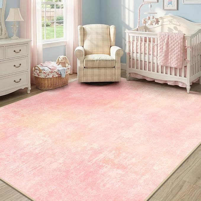 RELEANY Washable Area Rugs 9'x12' Non-Slip Modern Abstract Soft - Image 2