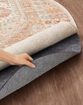 Veken 5 Ft Round Non Slip Cushioned Rug Pad Gripper, Felt and Silicone Backing by Veken
