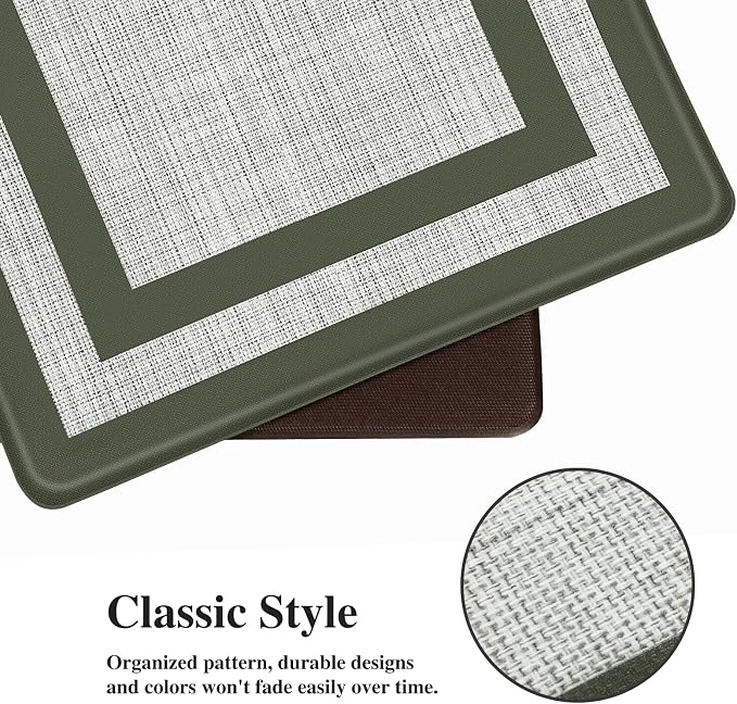 Mattitude Kitchen Mats Set of 2 Cushioned Anti-Fatigue Non-Skid Rug Sets - Image 2